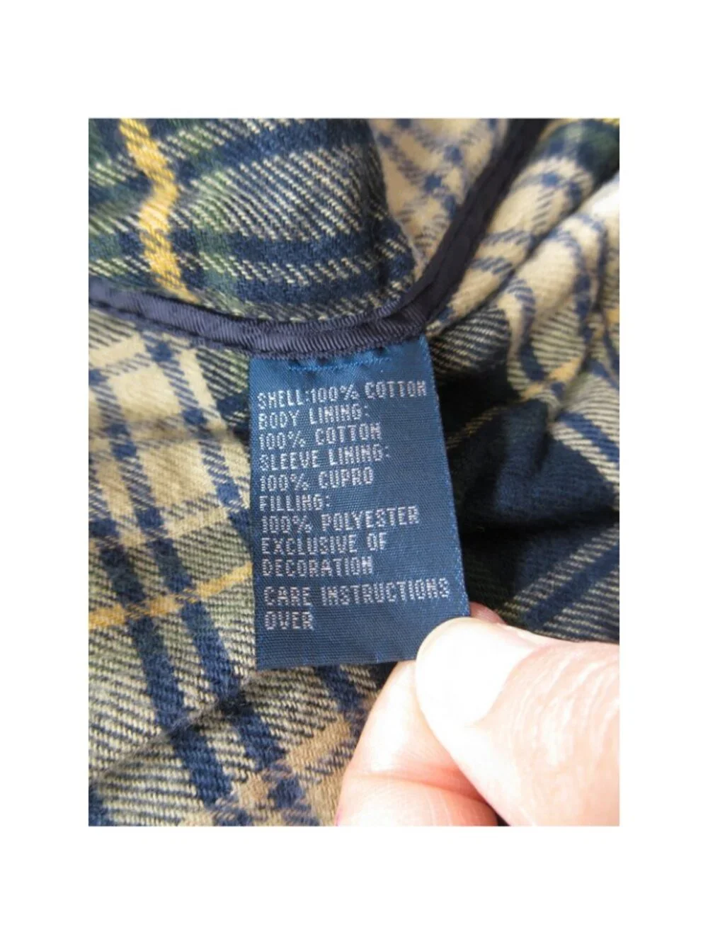 Polo Ralph Lauren Jacket 2XB Bi Swing Flannel Lined Corduroy Collar